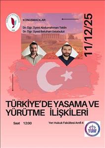 Türkiye'de Yasama ve Yürütme İlişkileri Semineri